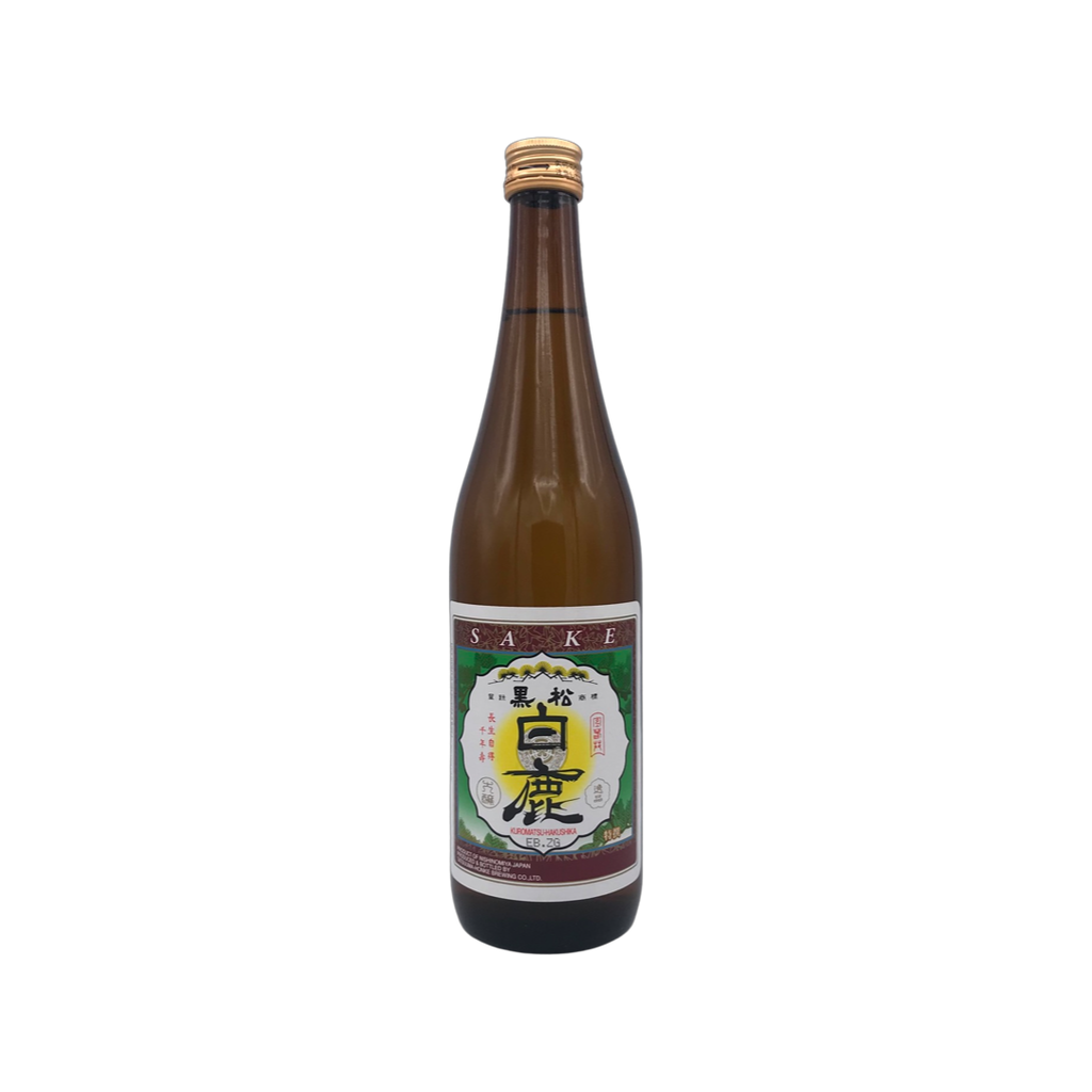 Hakushika Kuromatsu Tokusen Junmai Sake 720ml – Unfiltered Wine & Spirits